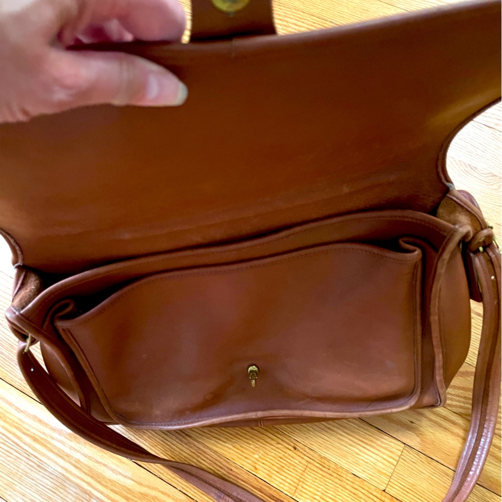 Vintage Coach British Tan Leather Portfolio Briefcase Bag Business Collection - Picture 12 of 14